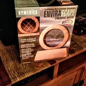 Homedics Envirascape Streaming Waters Fountain - NWOT